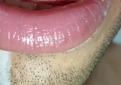 I Love Cum in My Mouth, Tongue Long Tongue, Kiss, Six Pack, Fitness Gym, Submissive, Women's Lingerie