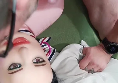 Cumshot in Hana's Mouth!