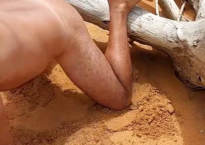 Ladysilva Showing off Her Tanned Butt with a Very Sexy Tan Line on the Beach