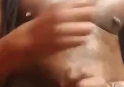 Black Muscle Prolonged Tit Play Wank & Cum Session.
