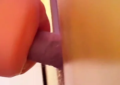 Straight Guy Pounds His Girl at the Gloryhole - but Who's Really Moaning Behind It?!