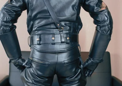 Leather Uniform Close up [alternate Take]