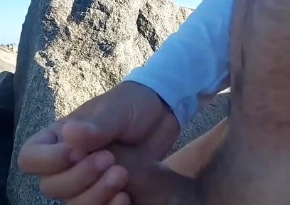Ladysilva Showing My Dick on the Beach