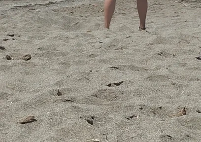 On the Beach Naked Enjoying