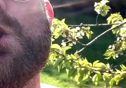 Smoking My Cigar Outdoors in the Summer Heat