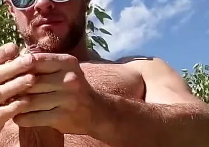 Showing off at the Beach