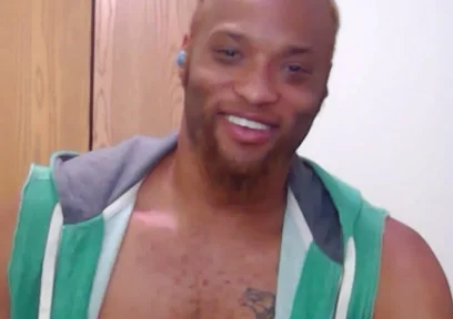 Jerking off in My Green Vest for a Friend