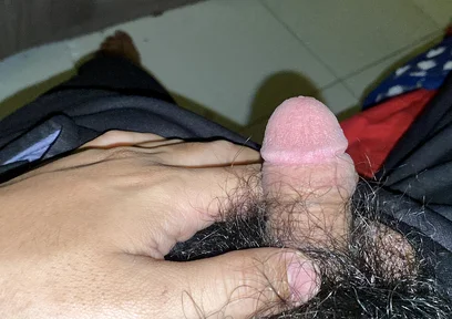 Masturbating While Lying Down While Imagining Someone