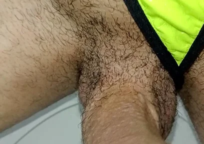 Big Hairy Cock, Masturbates in Public Bathroom I Almost Got Caught,hairy Gay