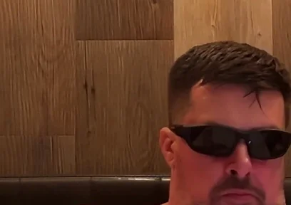 On the Bed Having a Wank