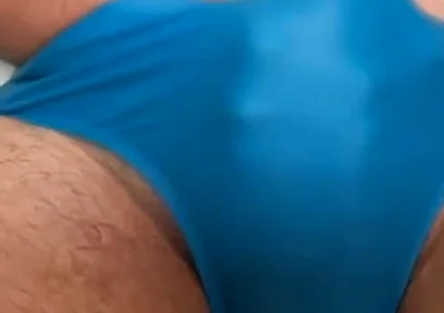 Blue Budgy Smugglers Speedo Cum