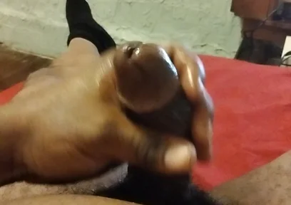 Jerking off Black Dick
