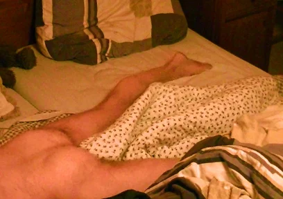 Naked Bed Hump Masturbation