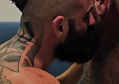 Master's Cock Fucks Juicy Hairy Hole. Bearded Master Fucks Robhairy