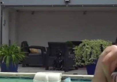 Twink fucked raw by his friend in the swimming pool