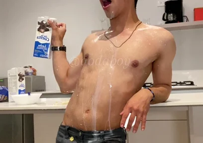 Shower Milk and Cum