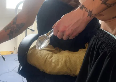 Glasplug in My Ass