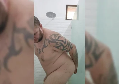 Jimbob Soapy Shower Dildo Riding