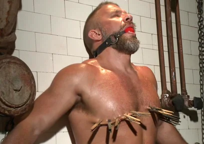 Muscled Hunk Dirk Caber Relentlessly Tormented