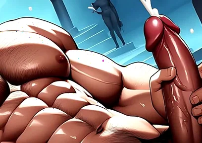 Tanned White Men Cumming Image Set