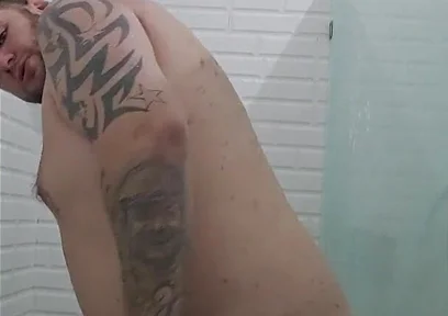 Jimbob Soapy Shower Dildo Riding