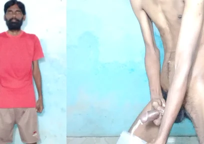 Rajesh Playboy 993 Masturbating Big Cock and Cumming in the Jar Nude Jerking Blowjob Handjob Big Cumshot