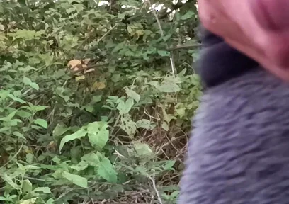 Moaning Squirting Cumshot Wanking in the Woods Wearing Onesie