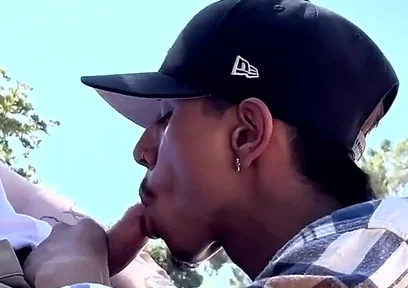 Blowjob Cock Sucking Caught! Big Uncut Cock!
