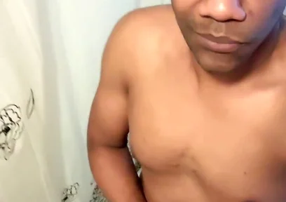 Jacking off in Shower