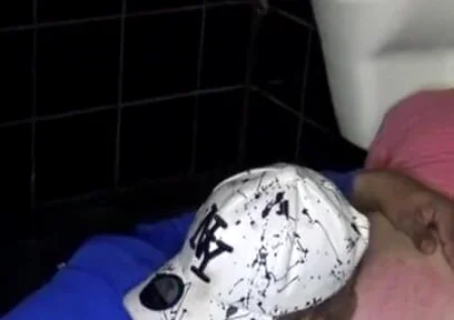 Fucked bareback by Tahar in public toilets