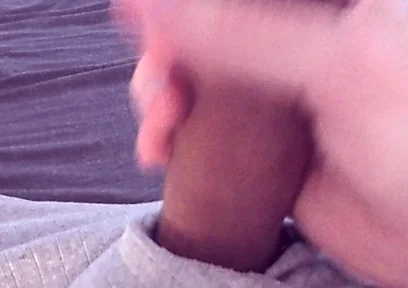 Watching Porn Leads to Noisy Cumshot After Quick Horny Wank