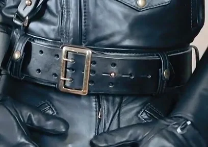 Leather Uniform Close up [alternate Take]