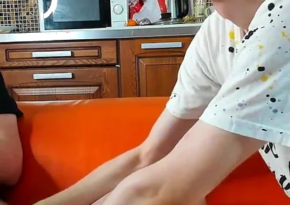 Playing with My Friend's Little Dick to Make It Hard