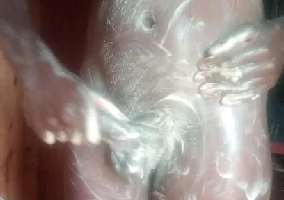 Stroke That Big Black Dick in the Shower and Cum